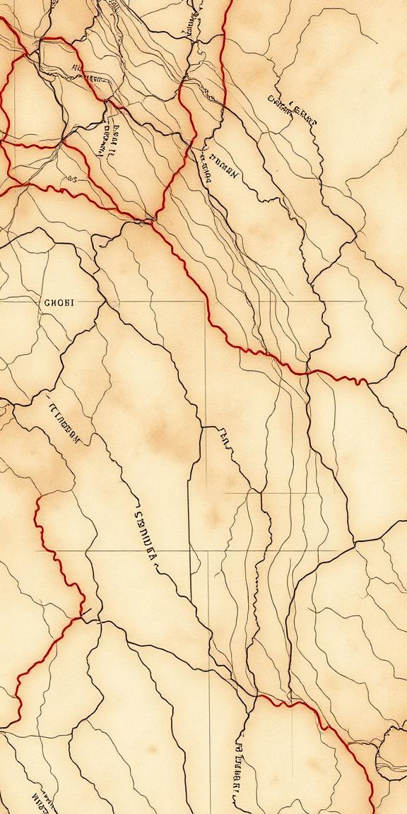 Textura de mapas e linhas de roteiro